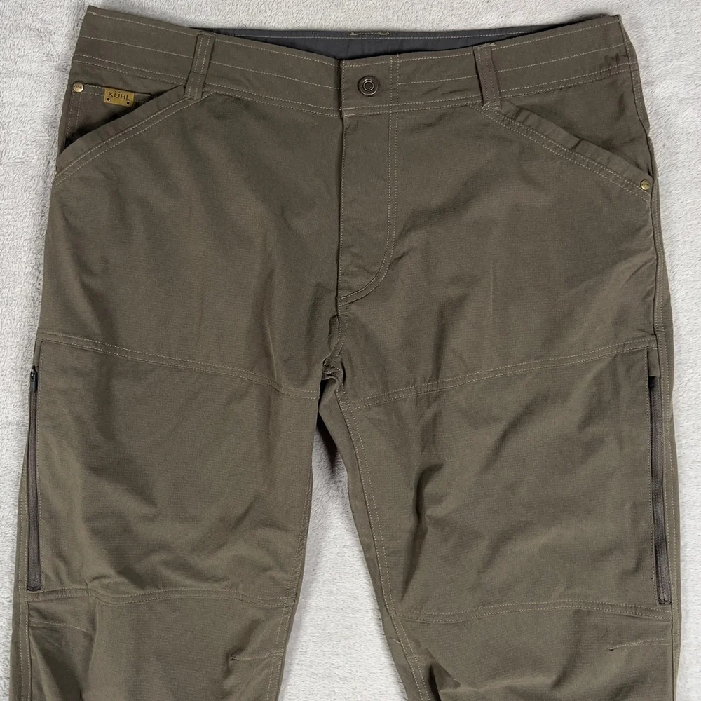 Kuhl Silencr Guide Pants Men's 38x32 Dark Roast Outdoor Hiking Gorpcore 5162 - Picture 2 of 14